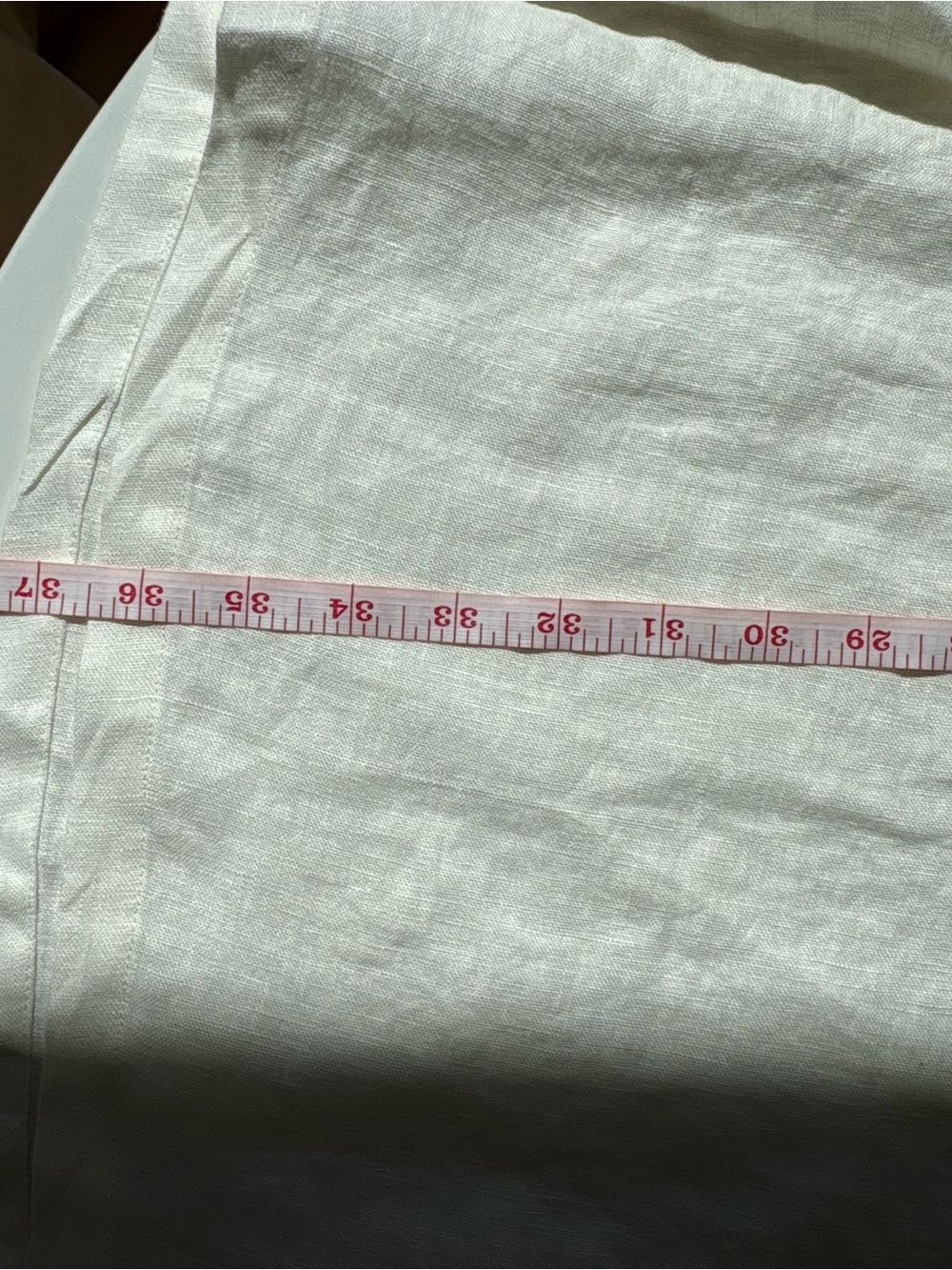 Zara Home White Linen Maxi Skirt - size M - Picture 7 of 8
